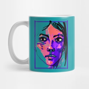 colorful portrait Mug